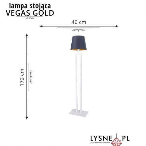 Lampa stojąca VEGAS GOLD