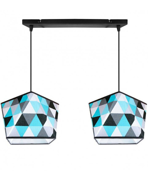 Lampa wisząca do pokoju dziecka podwójna Diament