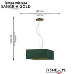 Lampa sufitowa SANGRIA GOLD