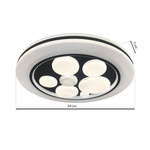 Plafon BUBBLES 48W Ø490 mm + Pilot ML6195