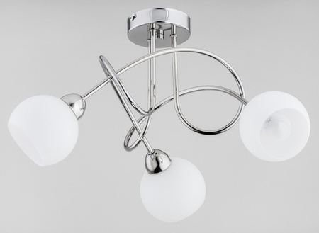 Nowoczesna lampa sufitowa PABLO GLASS OP. 3 PŁ