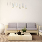 Lampa wisząca DANTE, MLP7256, biały/złoty, 5x8W LED GU10