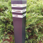 Słupek zewnętrzny ogrodowy OIR czarny 65cm