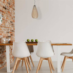 Lampa wisząca kropla PETRA bursztynowy ML5482