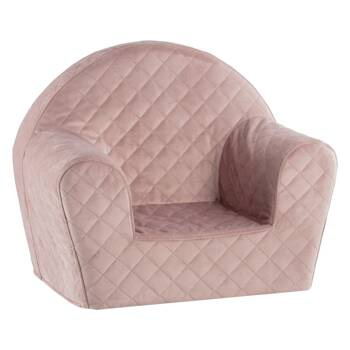 Fotelik do pokoju dziecięcego Mati zgaszony róż