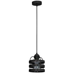 Lampa wisząca LARS BLACK 1xE27 MLP798