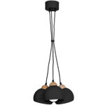 Lampa wisząca nowoczesna zwis kula DAMA I czarny śr. 15cm