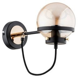 Lampa ścienna VESTA I czarny śr. 33cm