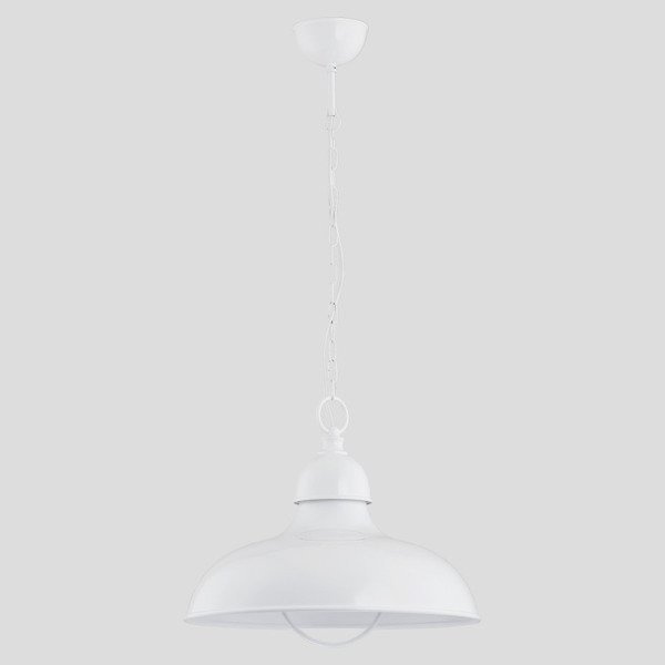 Lampa wisząca zwis retro KITCHEN biały śr. 40cm
