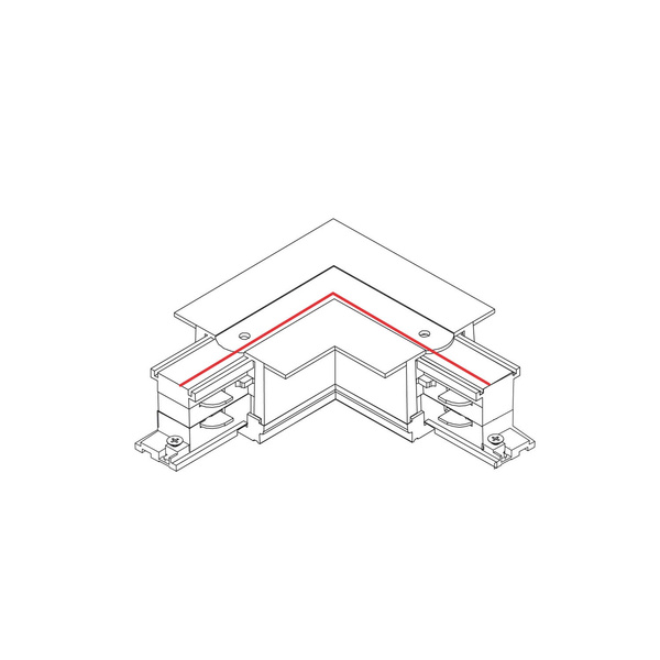 Łącznik kątowy CTLS RECESSED POWER L CONNECTOR RIGHT L-R 8231