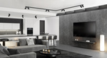 Lampa natynkowa sufitowa MONO I BLACK 10W GU10 | czarny
