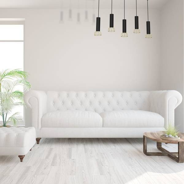 Lampa wisząca DANTE, MLP7250, czarny/złoty, 5x8W LED GU10