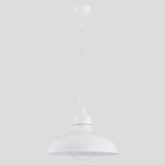 Lampa wisząca zwis retro KITCHEN biały śr. 40cm