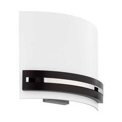 Nowoczesny kinkiet DROS I biały śr. 30cm