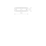 Łącznik PROFILE STRAIGHT CONNECTOR czarny