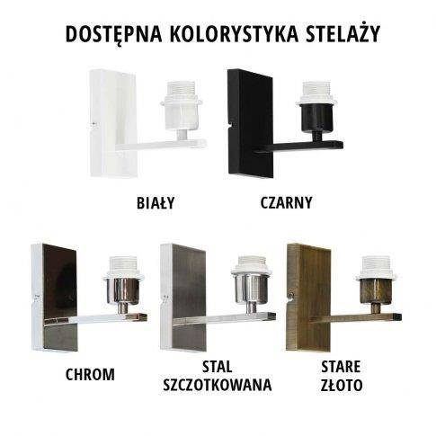 Nowoczesny kinkiet Dallas Gold złoty środek