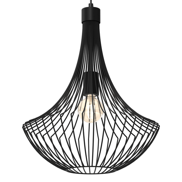 Lampa wisząca CESTA, MLP8670, czarna, 1x60W E27