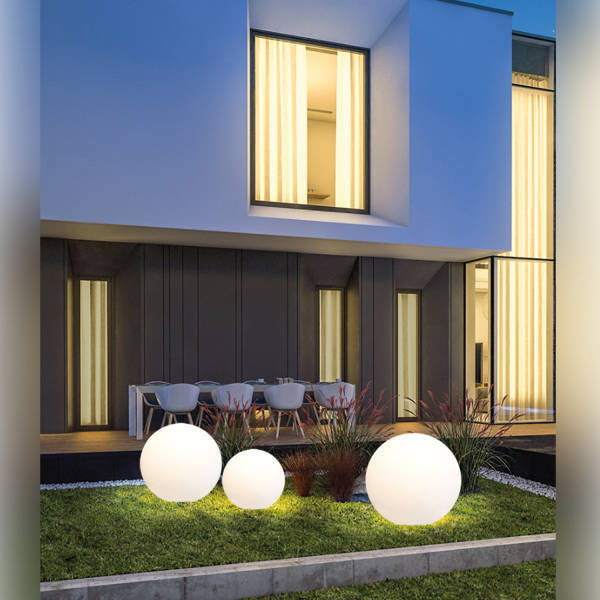 Lampa wisząca kula z pasków LED biały zimny 35W Cansas Candellux 31-43955