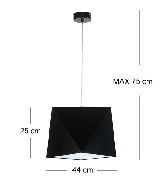 Lampa sufitowa do pokoju dziecka jednopunktowa Diament duży 1xE27