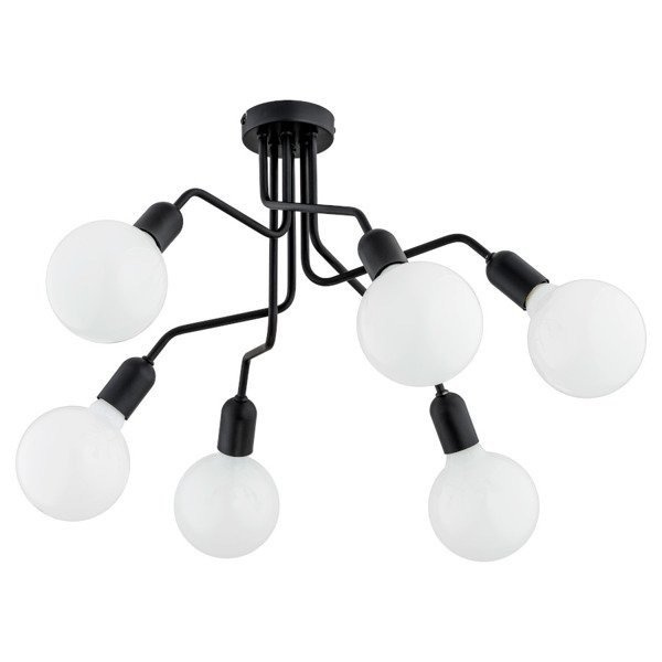 Lampa sufitowa COMBADO VI czarny śr. 54cm