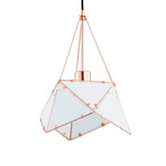 Lampa sufitowa ROMBUS MIEDŹ 30cm