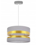 Nowoczesna Wisząca Lampa Regulowana ze Złotym Detalem
