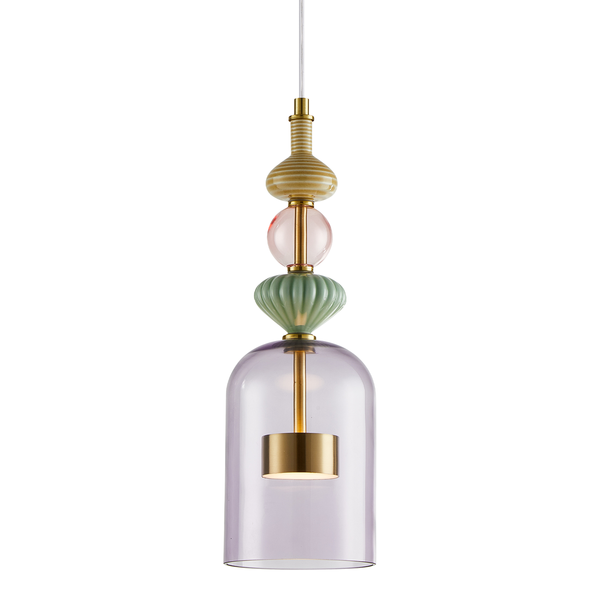 Lampa wisząca ARTE 12W LED śr. 13cm mosiądz