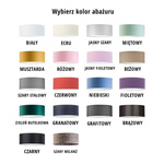 Lampa podłogowa do pokoju dziewczynki drewniana Magiczny Cylinder różowy abażur 1XE27