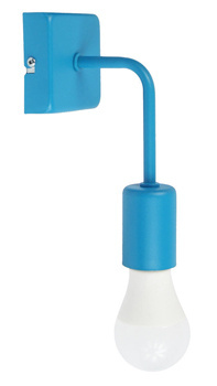  Lampa ścienna kinkiet dziecięcy niebieski SQUARE 1XE27 Led 