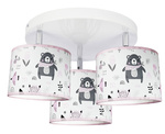 Lampa dla dziewczynki z motywem misia Teddy Pink 3 Koło