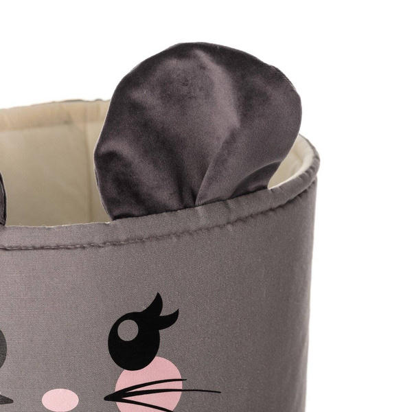 Kosz na zabawki Happy Band - Mouse 25x30cm