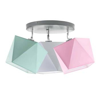 Lampa sufitowa do pokoju dziecięcego kolorowa Tęczowy Diamencik