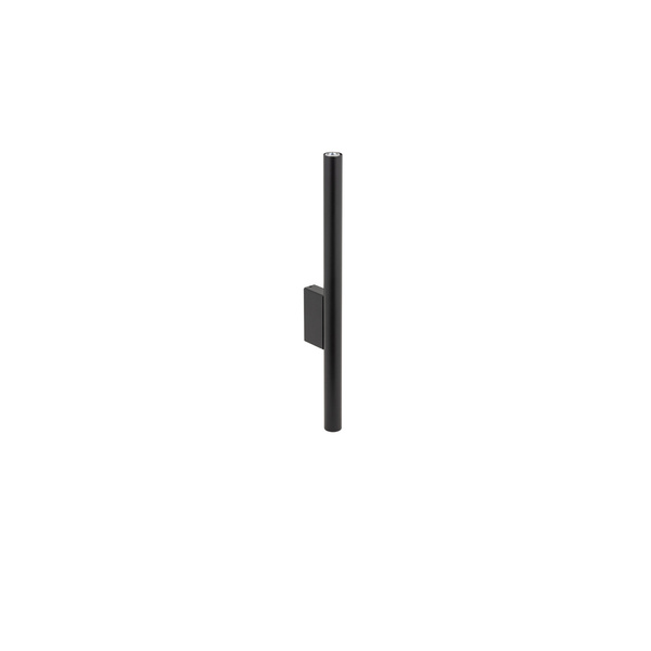 Kinkiet smukła tuba LASER WALL wys. 40cm | czarny