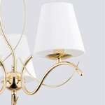 Lampa sufitowa do salonu MONZA 3x E14 wys. 47cm | złoty