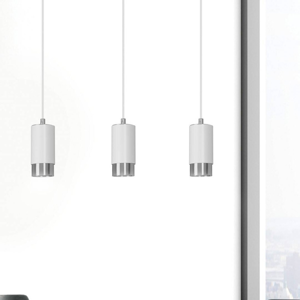 FUMIKO 3 WH/CHROME