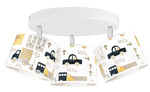Lampa dla chłopca w autka żółte 3