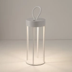 Lampa przenośna NALA LED 4W 2700K 170lm wys.30cm szer.12cm IP54 ściemniacz włącznik | Biały 11537