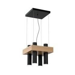 Nowoczesna lampa wisząca WEST BLACK 4xGU10 MLP5512