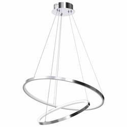 Designerska lampa wisząca ROTONDA CHROME 51W LED | Chrom