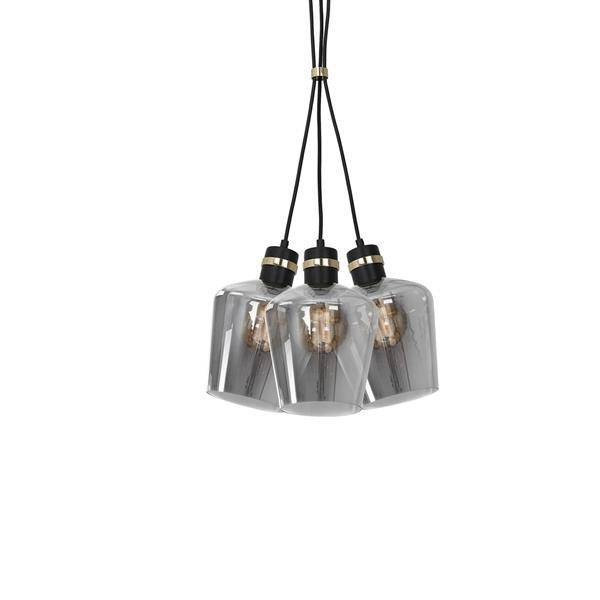 Lampa wisząca SUPEŁ RICHMOND BLACK / GOLD MLP65400