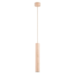 Lampa wisząca ALFA ANAID DREWNIANA 1xGU10 LED 9cm | 61161