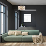 Lampa wisząca żyrandol glamour AUSTIN CHROME ML5989