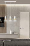 FUMIKO 3 WH/GOLD
