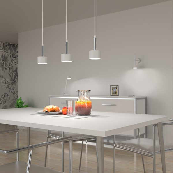 Lampa wisząca ARENA, MLP7779, biały/srebrny,  3x11W GX53