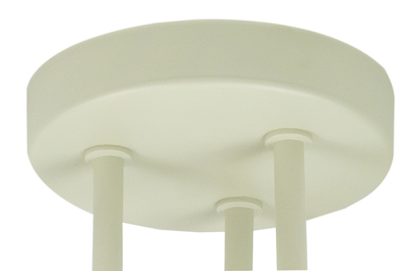 Lampa sufitowa do pokoju dziecka beżowa w serca 3xE27 Loft