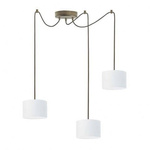 Lampa do pokoju dziewczynki różowa typu pająk Tęczowy Cylinderek