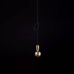 Retro zwis miedź CABLE BLACK / COPPER 160cm