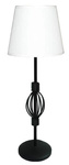 Lampka gabinetowa czarno-biała 40W E14 Rosette 41-96978