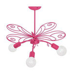 Lampa sufitowa MOTYL 2 DARK PINK 3xE27 MLP5330