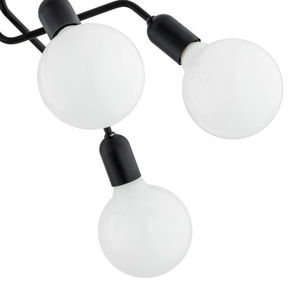 Lampa sufitowa COMBADO VI czarny śr. 54cm
